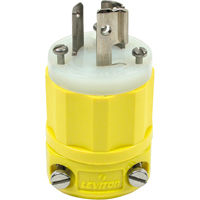 2-Pole 3-Wire Grounding Locking Plug, Nylon, 15 Amps, 250 V, L6-15P Infinity Industrial Services Inc.