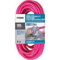 Neon Flex&reg; High Visibility Extension Cord, Outdoor, SJTW, 12/3 AWG, 15 A, 50' Infinity Industrial Services Inc.
