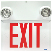 Stella Combination Signs - Exit, LED, Hardwired, 12-1/8" L x 12-1/2" W, English Infinity Industrial Services Inc.