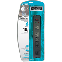 Surge Protector, 6 Outlets, 1150 J, 1875 W, 15' Cord Infinity Industrial Services Inc.