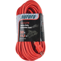 Vinyl Extension Cord, Outdoor, SJTW, 14/3 AWG, 15 A, 3 Outlet(s), 50' Infinity Industrial Services Inc.