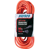 Extension Cord, Indoor/Outdoor, SJTW, 16/3 AWG, 13 A, 50' Infinity Industrial Services Inc.