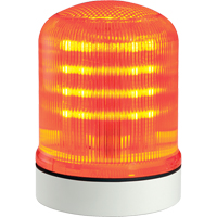 Streamline&reg; Modular Multifunctional LED Beacons, Continuous/Flashing/Rotating, Amber Infinity Industrial Services Inc.