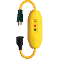 In-Line GFCI Cord Set, 120 V, 15 A, 1-1/5' Cord Infinity Industrial Services Inc.