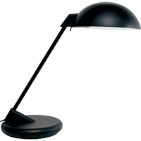 Desk Lamp, 100 W, Incandescent, Black Infinity Industrial Services Inc.