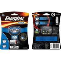 Vision Headlamp, LED, 100 Lumens, 10 Hrs. Run Time, AAA Batteries Infinity Industrial Services Inc.
