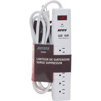 USB Charging Surge Protector, 6 Outlets, 1200 J, 1875 W, 6' Cord Infinity Industrial Services Inc.