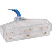 TPE-Rubber Extension Cord with Light Indicator, All-Weather, SJEOW, 14/3 AWG, 15 A, 3 Outlet(s), 25' Infinity Industrial Services Inc.