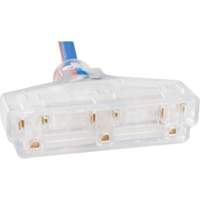 TPE-Rubber Extension Cord with Light Indicator, All-Weather, SJEOW, 12/3 AWG, 15 A, 3 Outlet(s), 25' Infinity Industrial Services Inc.