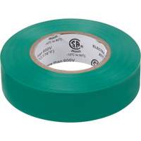Electrical Tape, 19 mm (3/4") x 18 M (60'), Green, 7 mils Infinity Industrial Services Inc.
