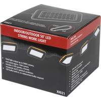LED String Work Lights, 5 Lights, 50' L, Plastic Housing Infinity Industrial Services Inc.