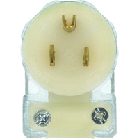 Angled Hospital Grade Extension Plug, Nylon, 15 Amps, 125 V Infinity Industrial Services Inc.
