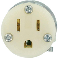 Hospital Grade Extension Plug Connector, 5-15R, Nylon Infinity Industrial Services Inc.
