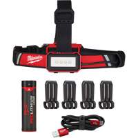 Low-Profile USB Headlamp, LED, 600 Lumens, 2 Hrs. Run Time, Rechargeable Batteries Infinity Industrial Services Inc.
