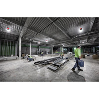 Lampe de chantier temporaire RADIUS, DEL, 130 W, 15000 lumens Infinity Industrial Services Inc.