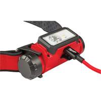 REDLITHIUM USB Hardhat Headlamp, LED, 600 Lumens, 5 Hrs. Run Time, Rechargeable Batteries Infinity Industrial Services Inc.