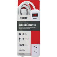 Surge Protector, 6 Outlets, 1000 J, 1875 W, 8' Cord Infinity Industrial Services Inc.