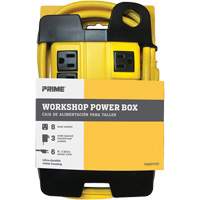 Workshop Power Box, 8 Outlet(s), 6', 15 Amps, 1875 W, 125 V Infinity Industrial Services Inc.