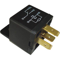 SPDT Mini Relay with Resistor, Plug, 40 Amps, 12 V Infinity Industrial Services Inc.