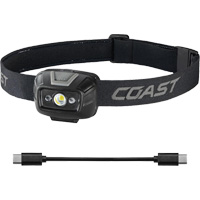 FL20R Dual Colour Wide Angle Flood Headlamp, LED, 520 Lumens, 2.5 Hrs. Run Time, Rechargeable Batteries Infinity Industrial Services Inc.