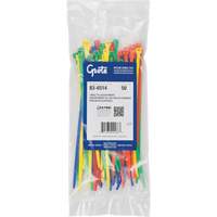 Nylon Cable Ties, 8" Long, 50 lbs. Tensile Strength Infinity Industrial Services Inc.