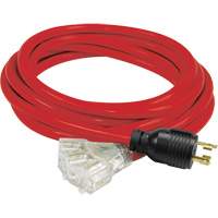 Generator Extension Cord with Tritap, STW, 10 AWG, 3 Outlet(s), 25' Infinity Industrial Services Inc.