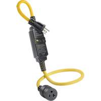 GFCI Cord Set with Automatic Reset, 120 V, 20 A, 3' Cord Infinity Industrial Services Inc.