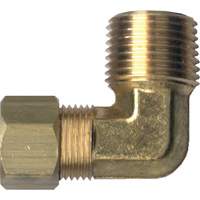 90° Pipe Elbow, Tube x Male Pipe, Brass, 1/8" x 1/8" Infinity Industrial Services Inc.