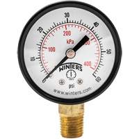Economy Pressure Gauge, 2" , 0 - 60 psi, Bottom Mount, Analogue Infinity Industrial Services Inc.