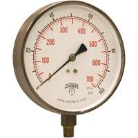 Contractor Pressure Gauge, 4-1/2" , 0 - 100 psi, Bottom Mount, Analogue Infinity Industrial Services Inc.
